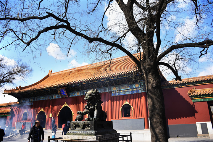 北京旅游景点雍和宫图片